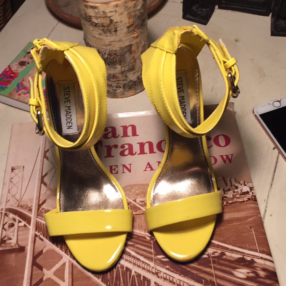 Sassy Steve Madden high heels.